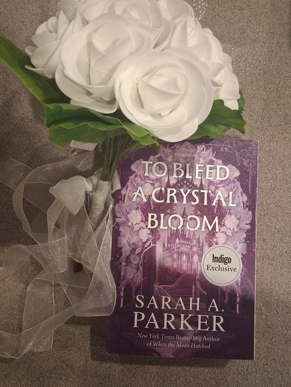 To Bleed A Crystal Bloom By Sarah A. Parker Exclusive Indigo Edition $25💜